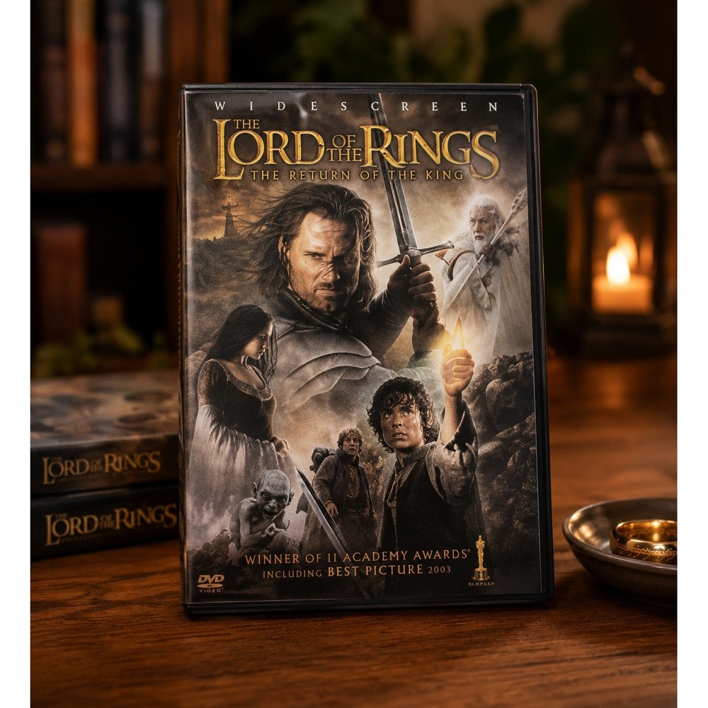 New Line Cinema The Lord of the‎ Rings Return of the King DVD OS Black Excellent